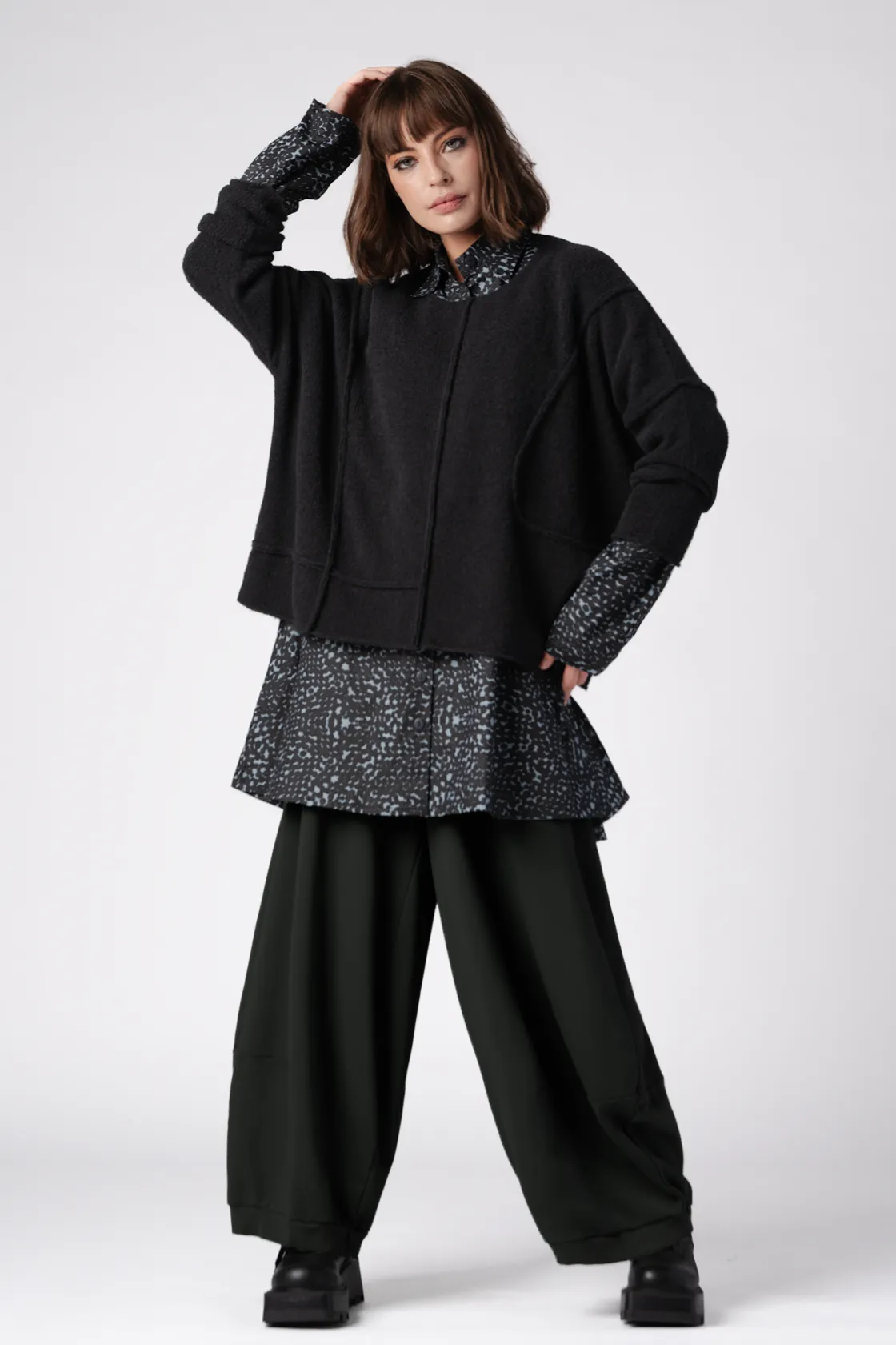 GRIZAS Cecilia Sweater in Black