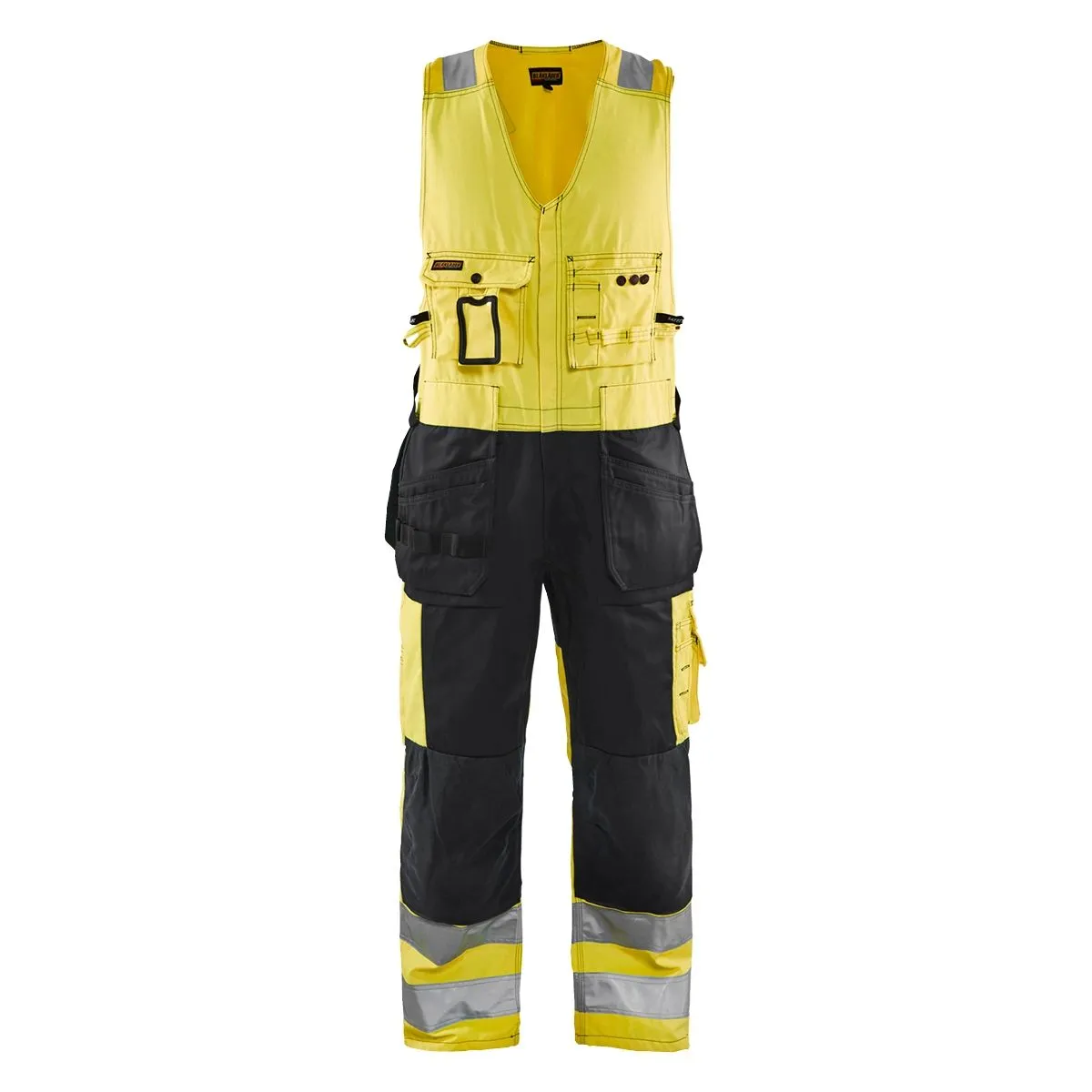 High&#x20;Vis&#x20;Sleeveless&#x20;Overall&#x20;2653&#x20;High&#x20;Vis&#x20;Geel&#x2F;Zwart&#x20;-&#x20;Bl&#xE5;kl&#xE4;der