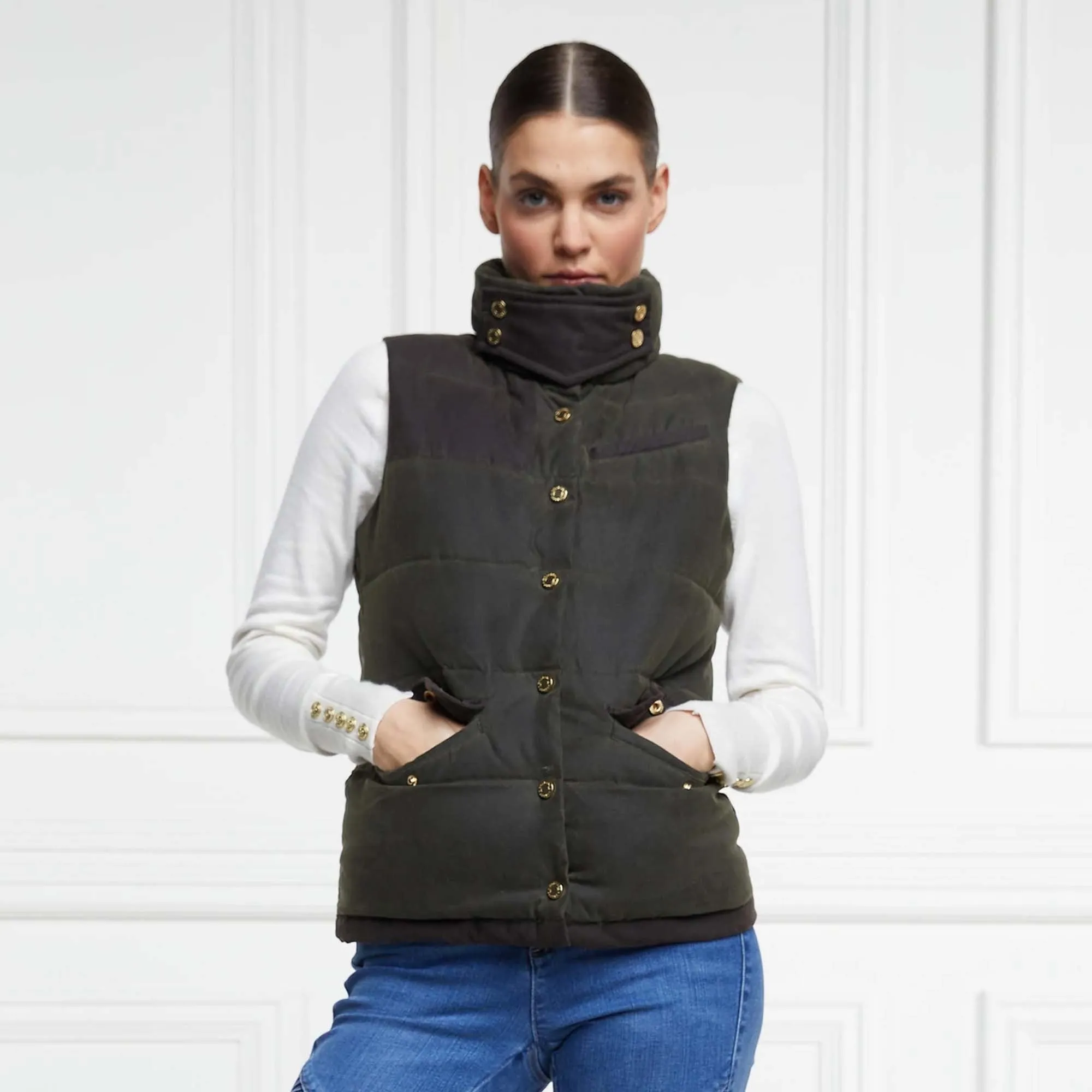 Holland Cooper Aviator Padded Gilet