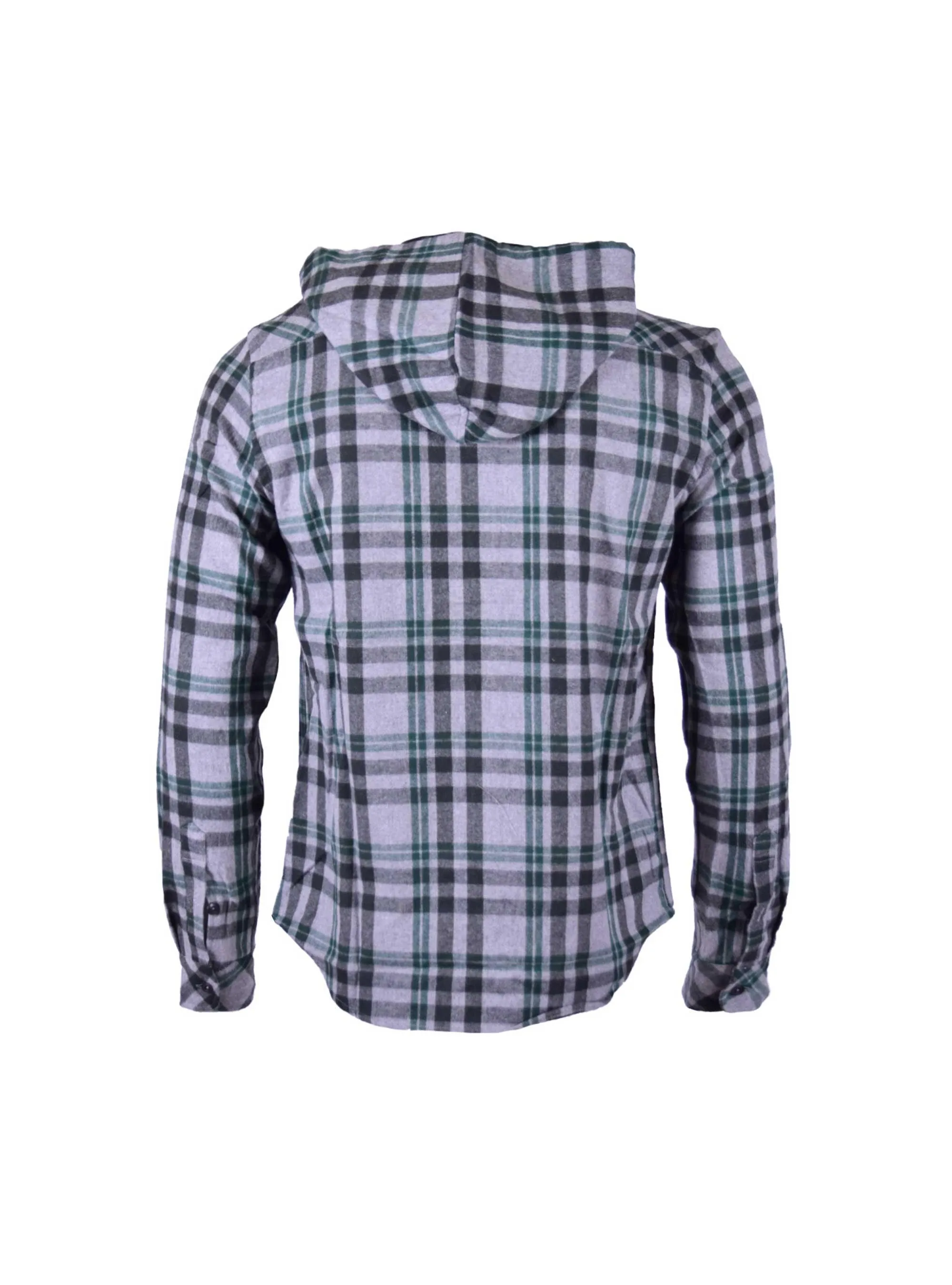 HOODED FLANNEL SHIRT