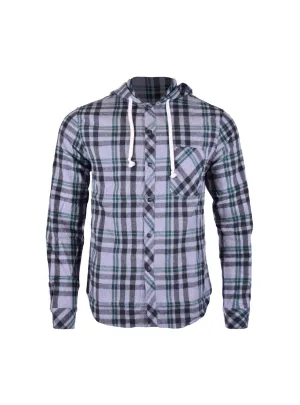 HOODED FLANNEL SHIRT