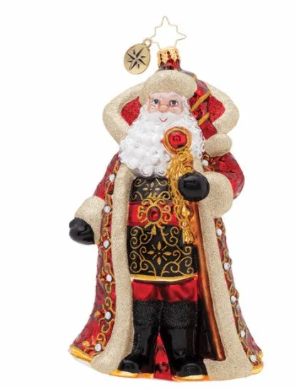 Illustrious Santa Ornament