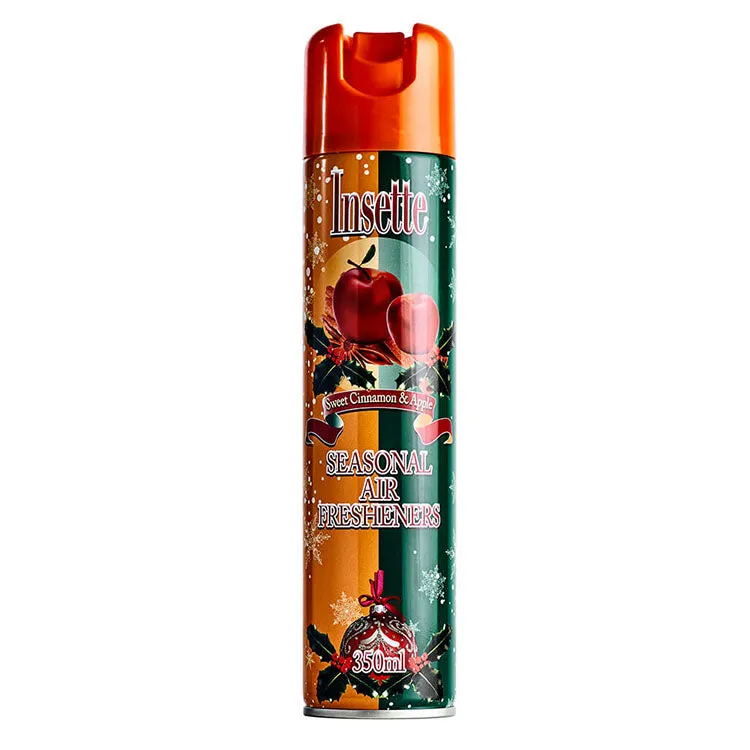 Insette Air Freshener Seasonal Sweet Cinnamon & Apple 350ml - Case of 12