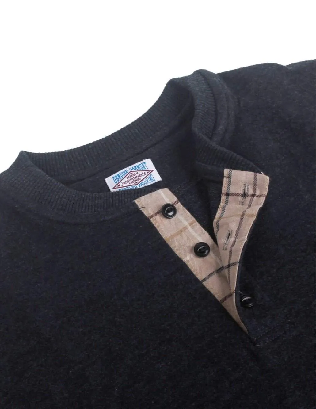 Jackhammer Chief Henley Shirt Coal