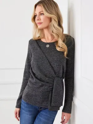 {Karen Kane} Side Tie Sweater