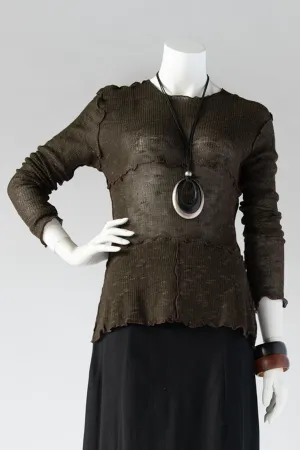 Kim Top in Walnut Sierra