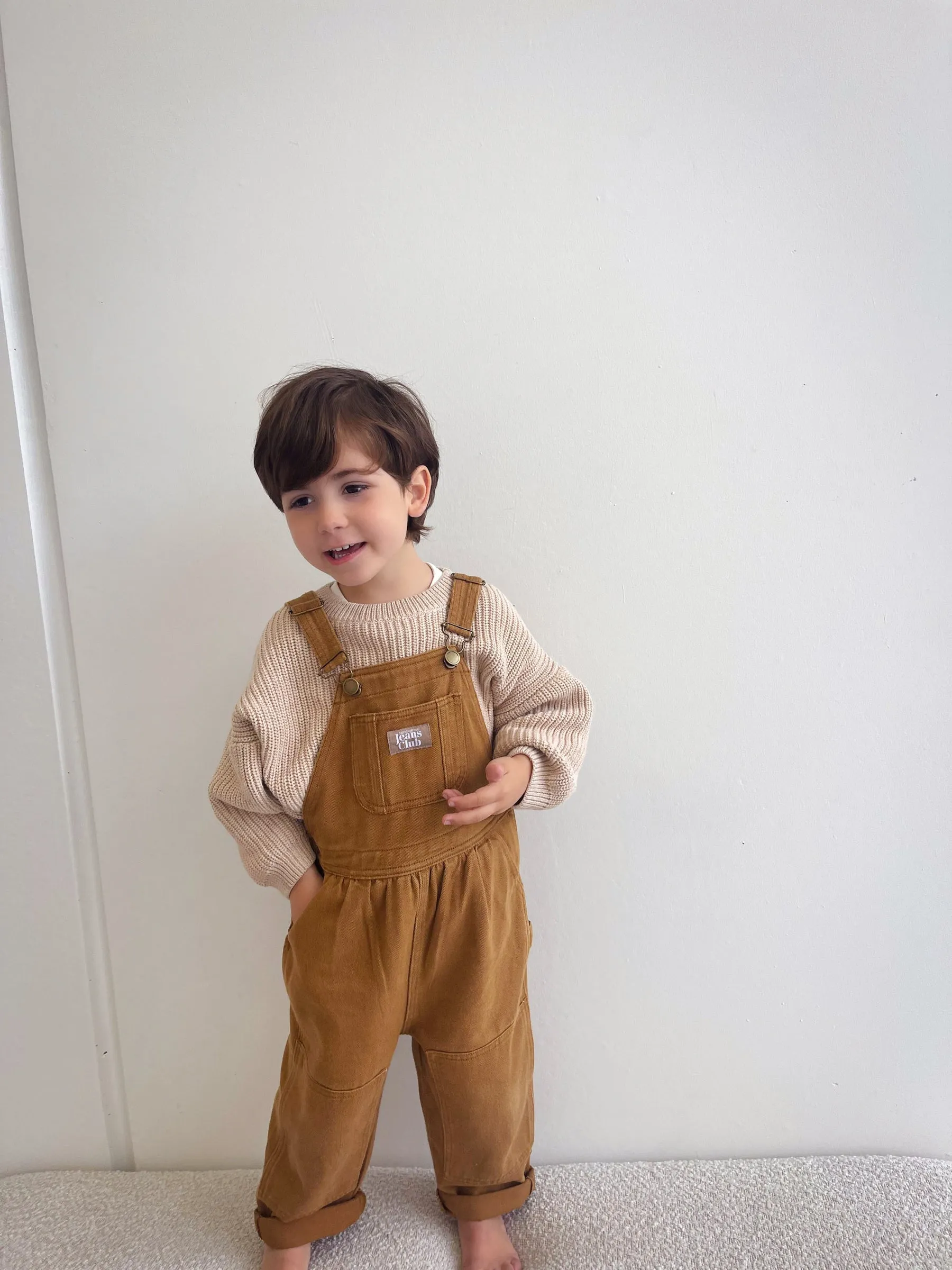 【LAST ONE】Carpenter Overall - Faded Tan