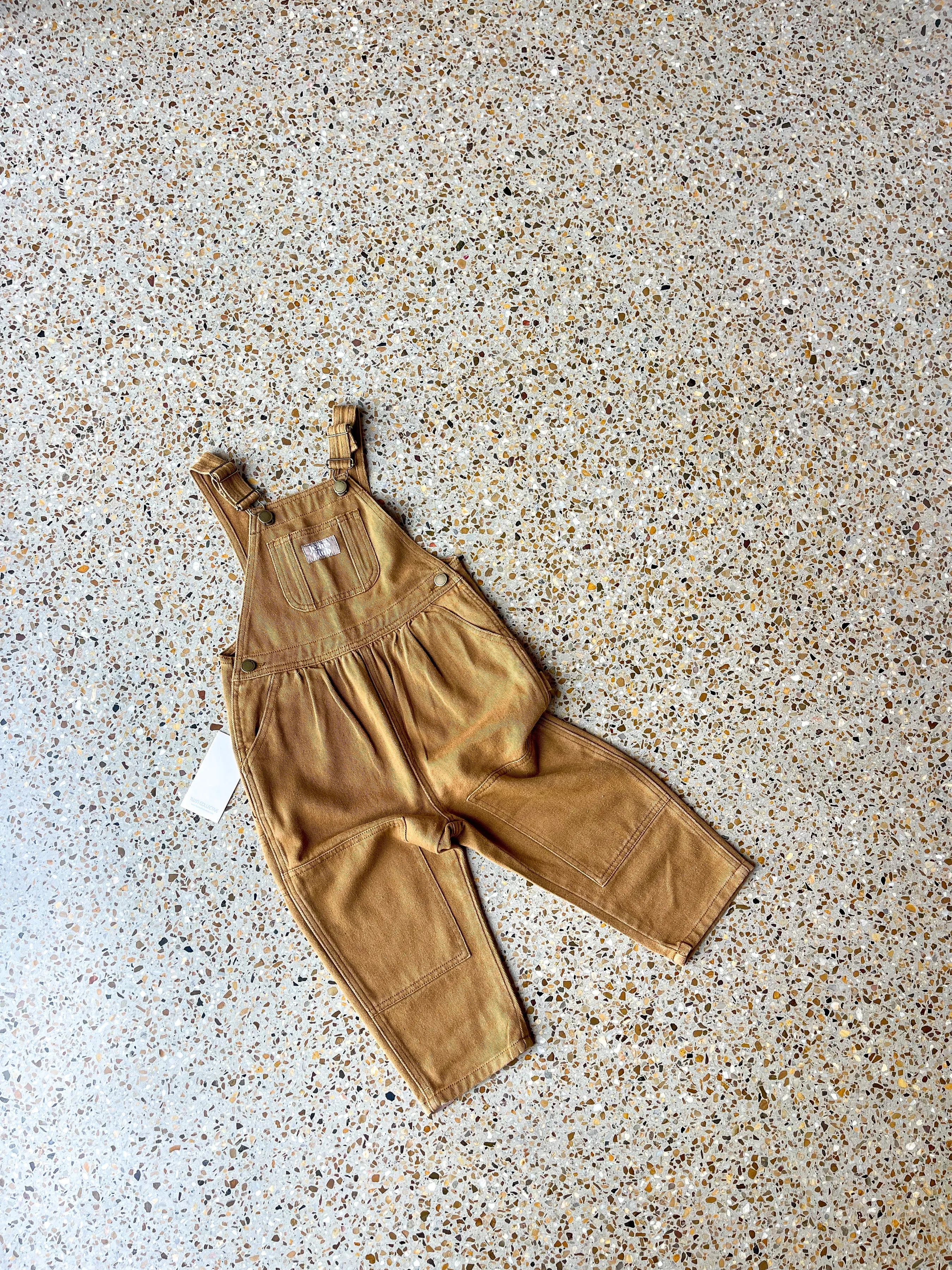 【LAST ONE】Carpenter Overall - Faded Tan
