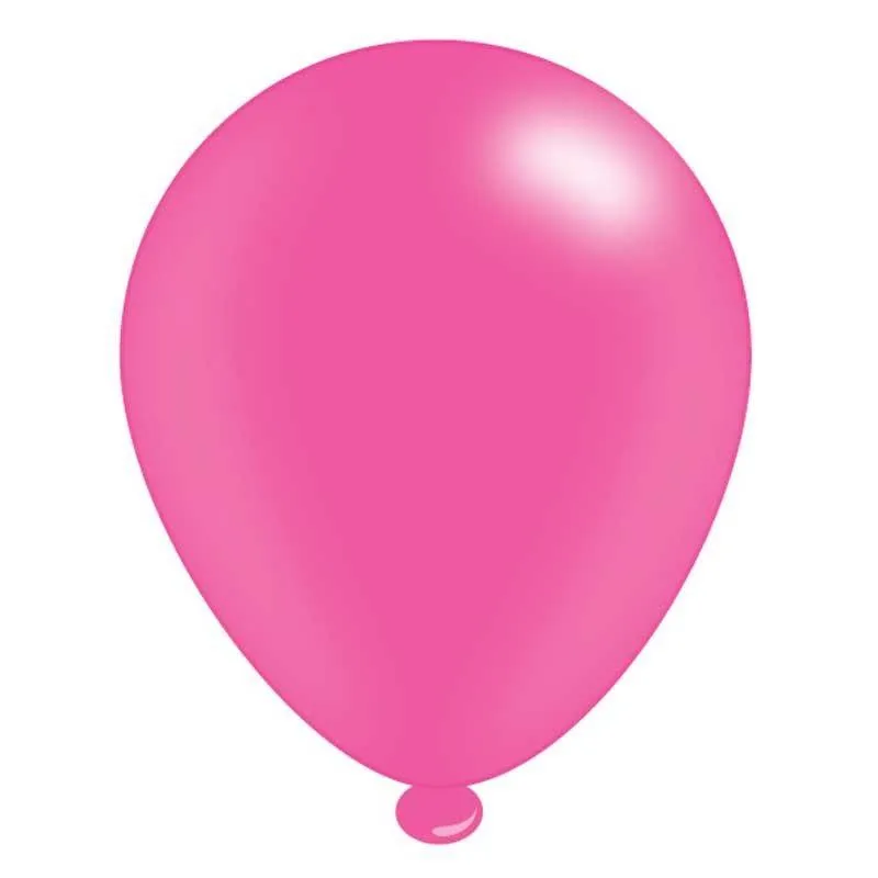 Latex Balloons Pink 8 Pack - Case of 6