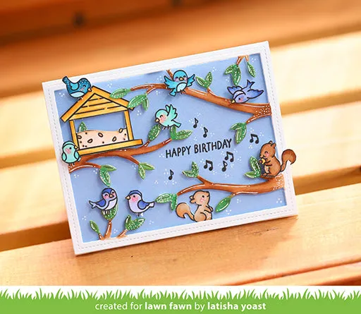 LAWN FAWN: Backdrop Landscape | Tree Branches | Lawn Cuts Die