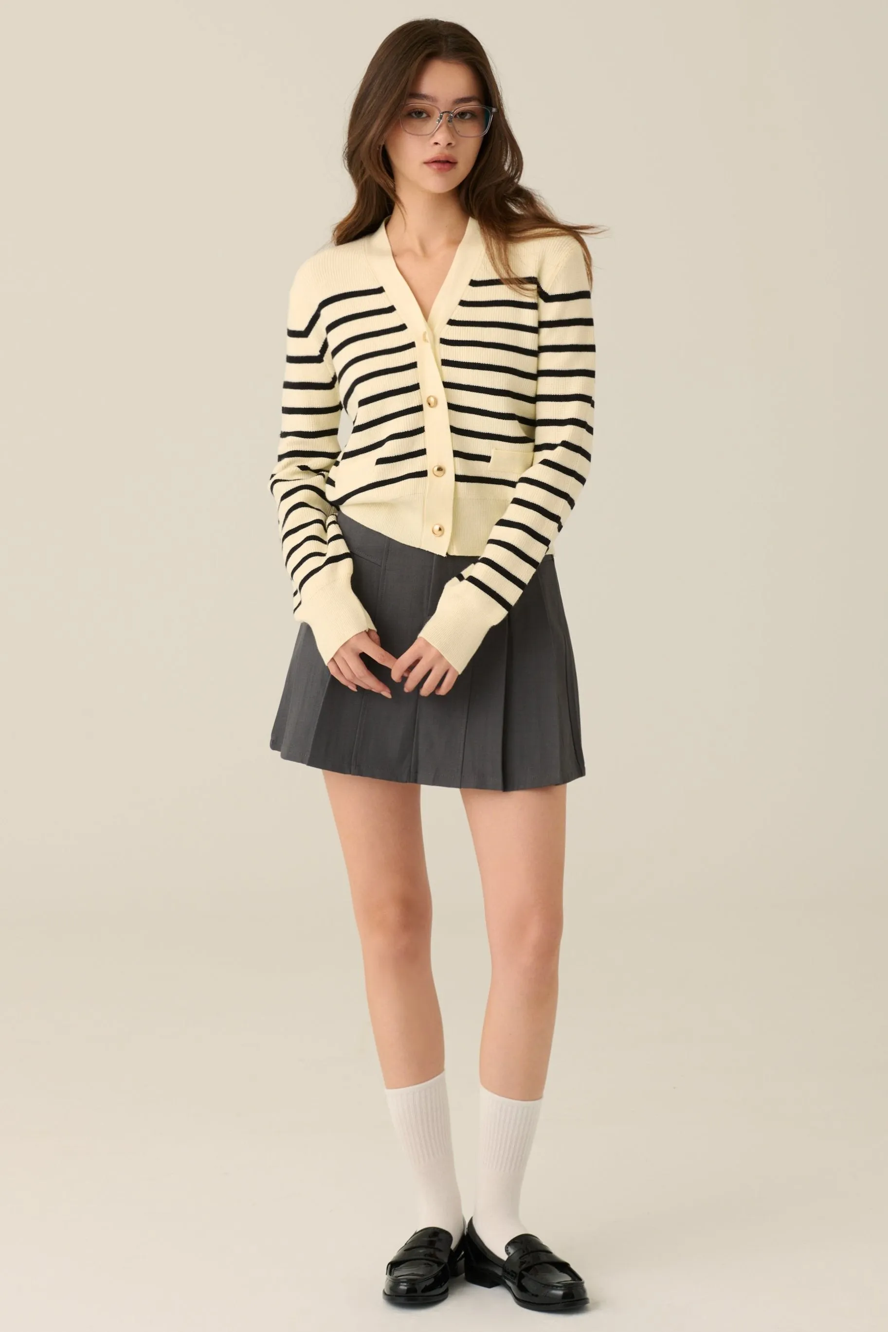 Let’s do it stripes cardigan
