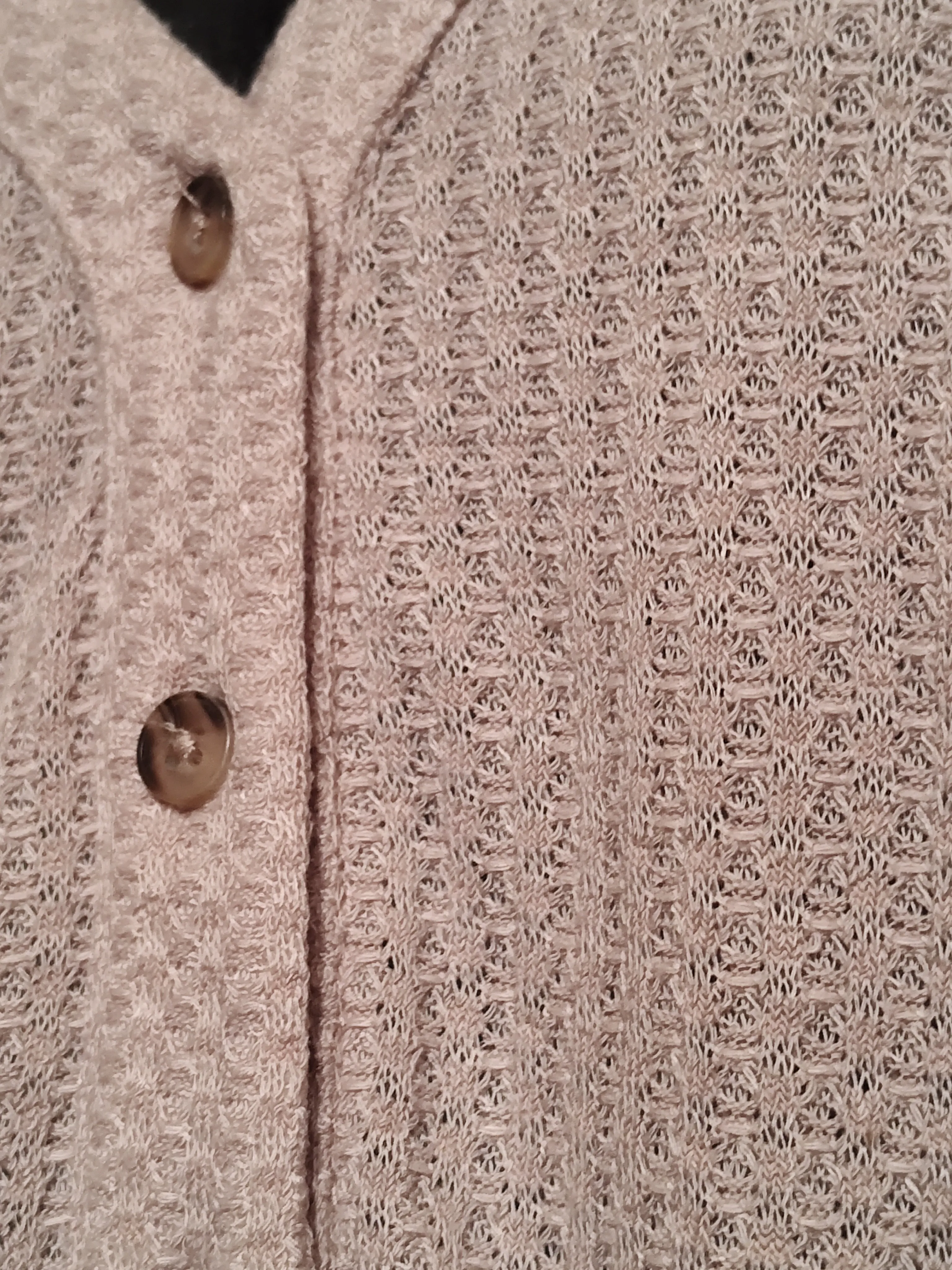 Long Sleeve Waffle Knit Top