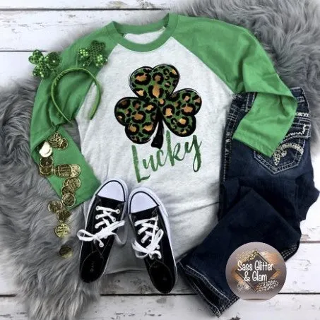 lucky leopard shamrock
