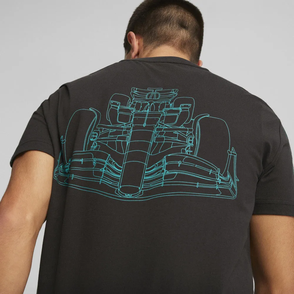 Mercedes t-shirt, Puma, MT7, black