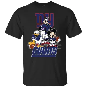 Mickey Mouse New York Giants American Football Nfl Sports Shirt