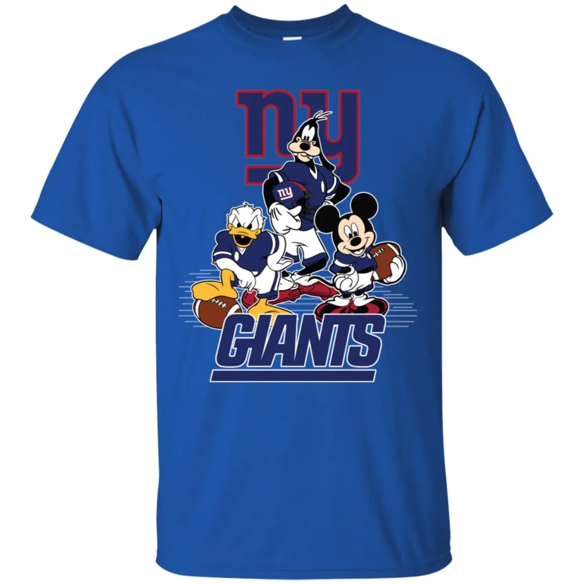 Mickey Mouse New York Giants American Football Nfl Sports Shirt