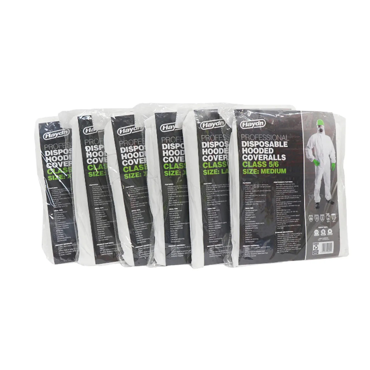 Microporous Class 5/6 Disposable Hooded Coveralls -Protection Against Biological Hazards