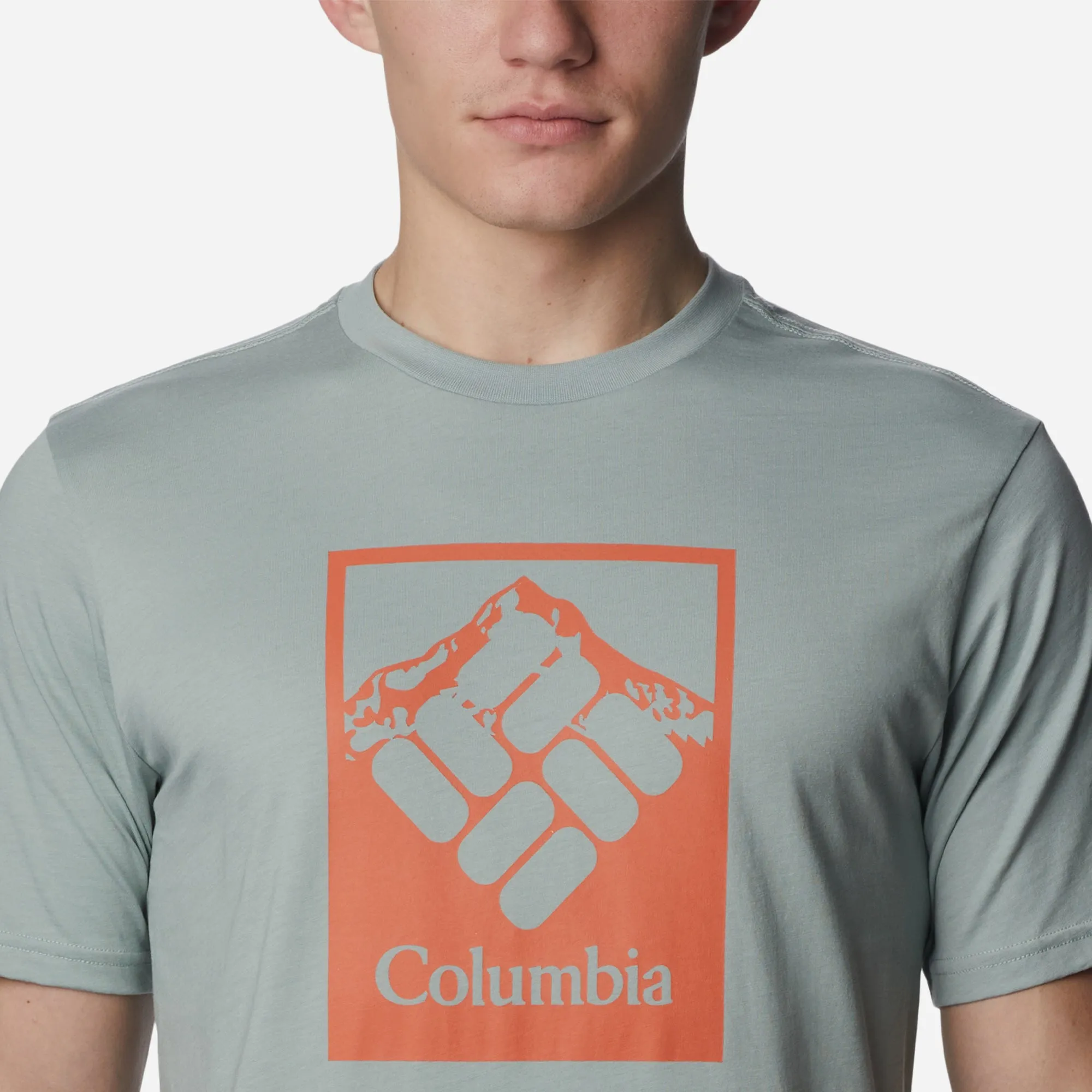 Áo Thun Ngắn Tay Nam Columbia Csc™ Seasonal Logo - Xanh Mint