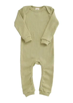 Overall play-suit long sleeve Play of Colors Sage-green
