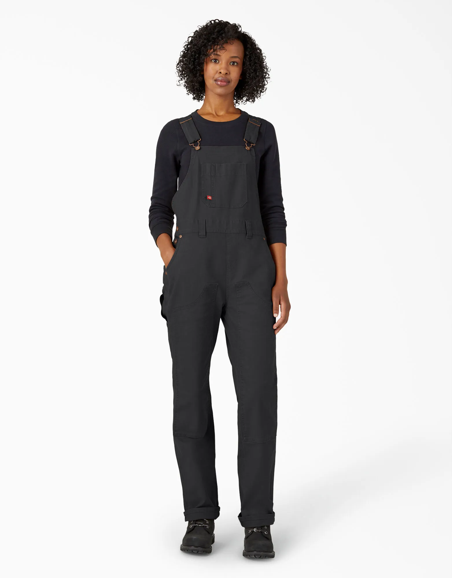 Overalls - Dickies Women's Double Front Duck Bib Overalls FB2500