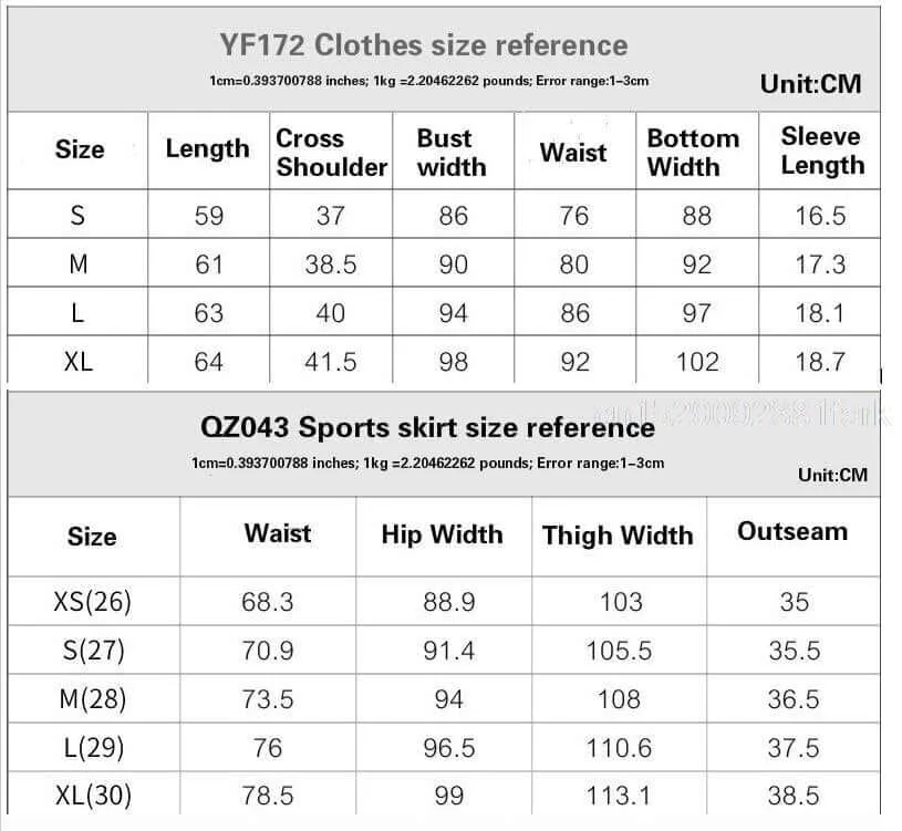 PGM Golf Skirt Sets Women Short Sleeve shirt Slim Pleated Skirt.