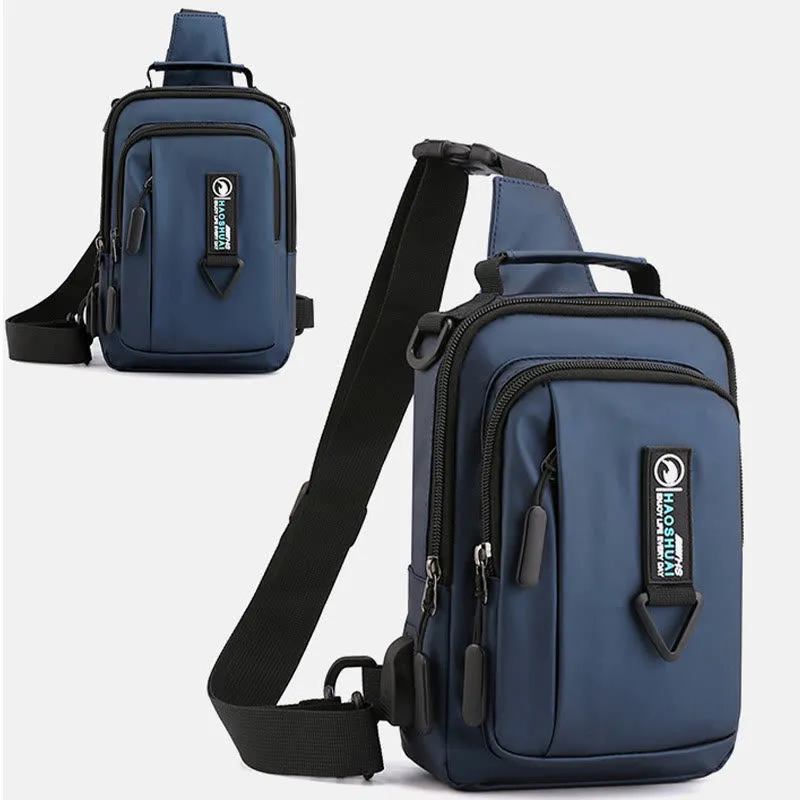 Practical Crossbody Sling Bag For Men Waterproof Travel Satchel Purse