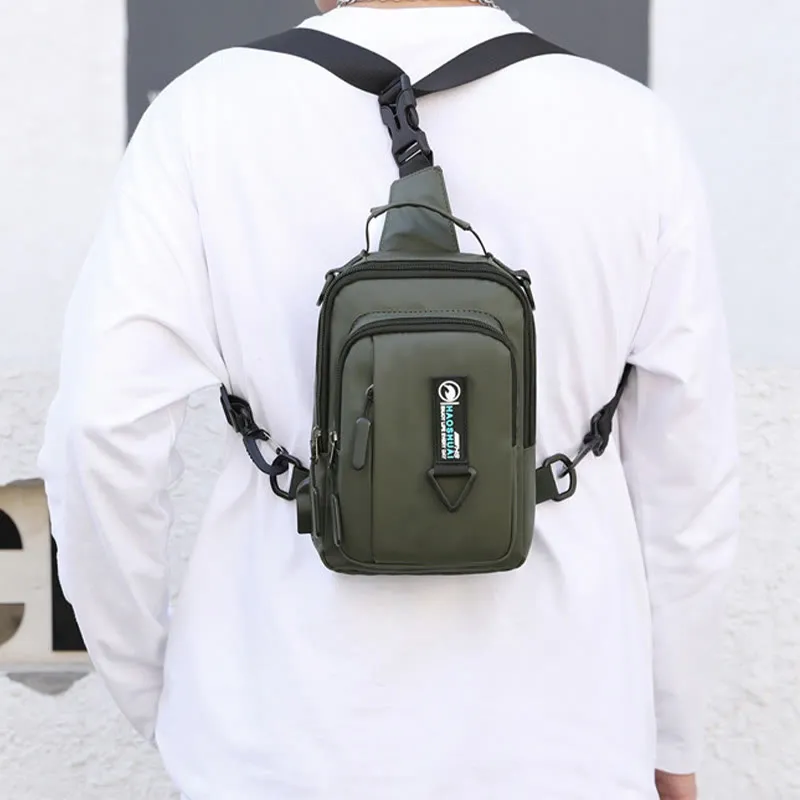 Practical Crossbody Sling Bag For Men Waterproof Travel Satchel Purse