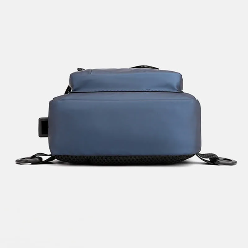Practical Crossbody Sling Bag For Men Waterproof Travel Satchel Purse