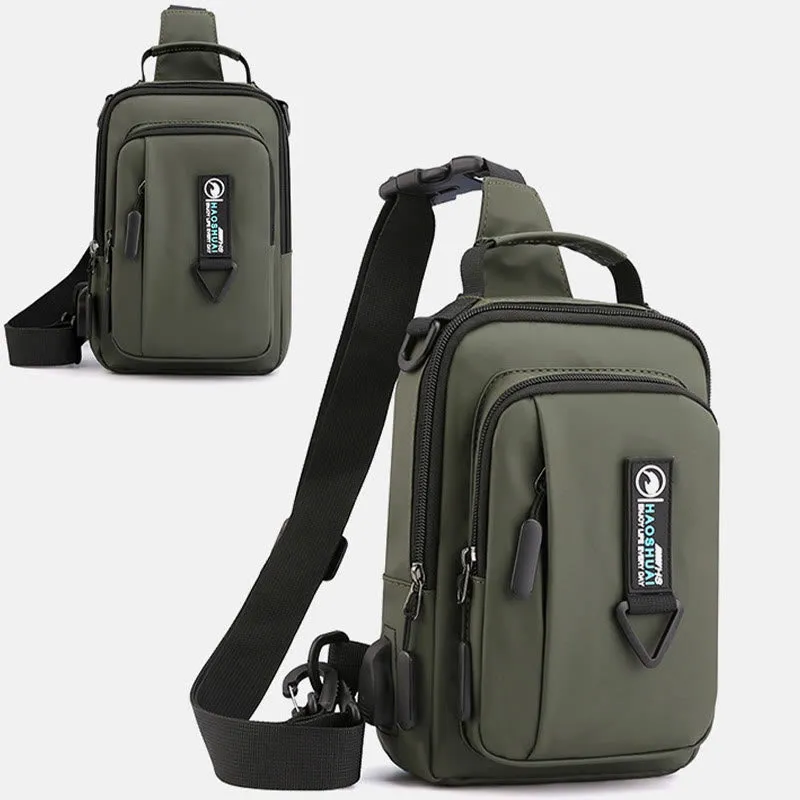 Practical Crossbody Sling Bag For Men Waterproof Travel Satchel Purse