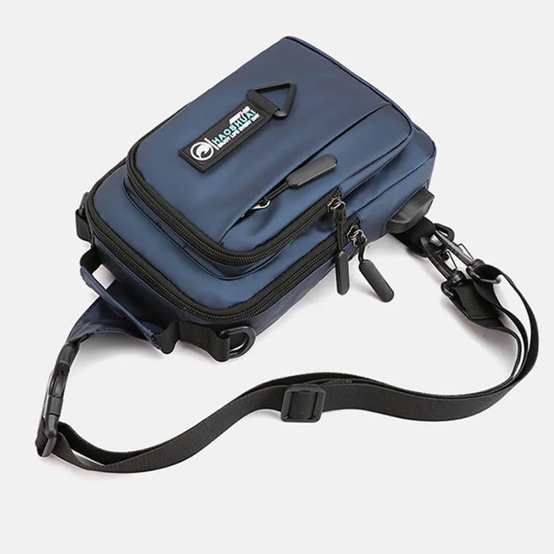 Practical Crossbody Sling Bag For Men Waterproof Travel Satchel Purse