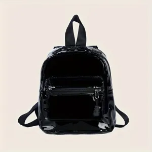realaiot  Mini Trendy Bright Backpack, Lightweight Versatile Storage Backpack, Women's Trendy Rucksack