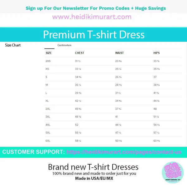 Red Floral T-Shirt Dress, Fall Theme Flower Print Women's Tee Long Oversize Comfy Dress-Made in USA/EU