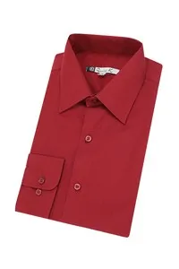 Red Long Sleeve Dress Shirt