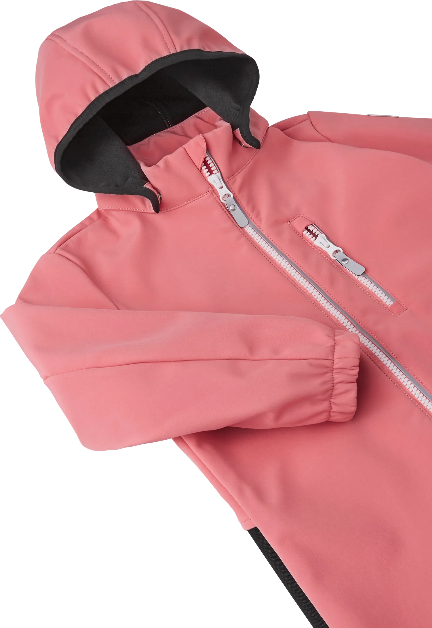 Reima Kids&#x27; Softshell Overall Nurmes Pink Coral | Buy Reima Kids&#x27; Softshell Overall Nurmes Pink Coral here | Outnorth