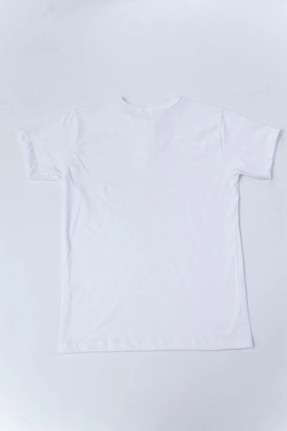 Short Sleeve Henley - White