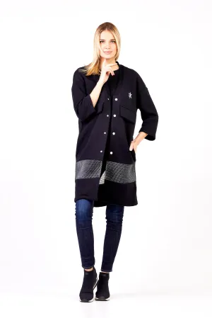 Sofa Killer black long kimono jacket