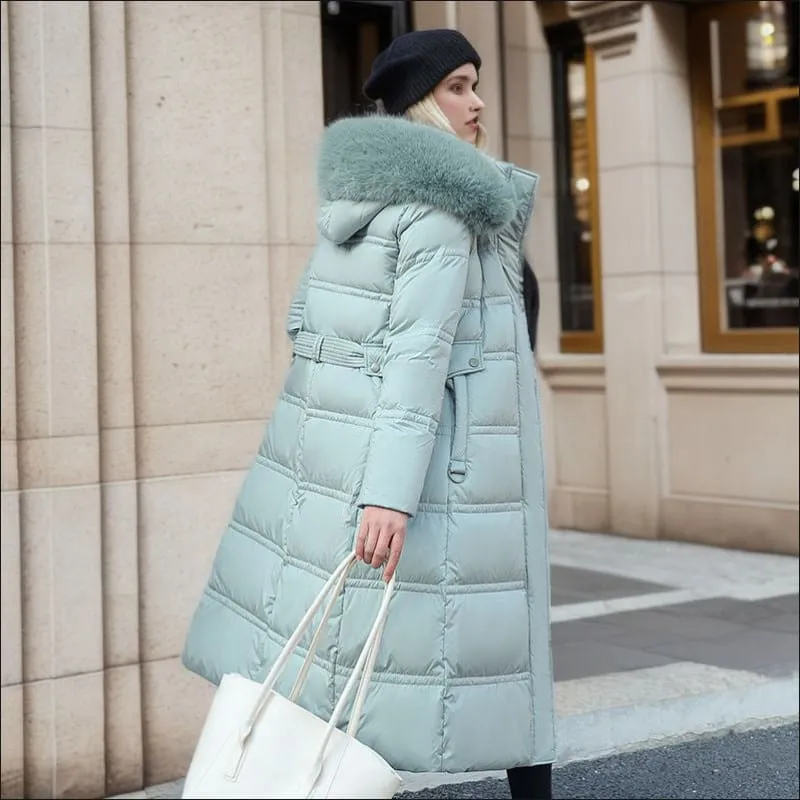 Stylish Ladies Long Padded Coat for Cozy Winter Fashion