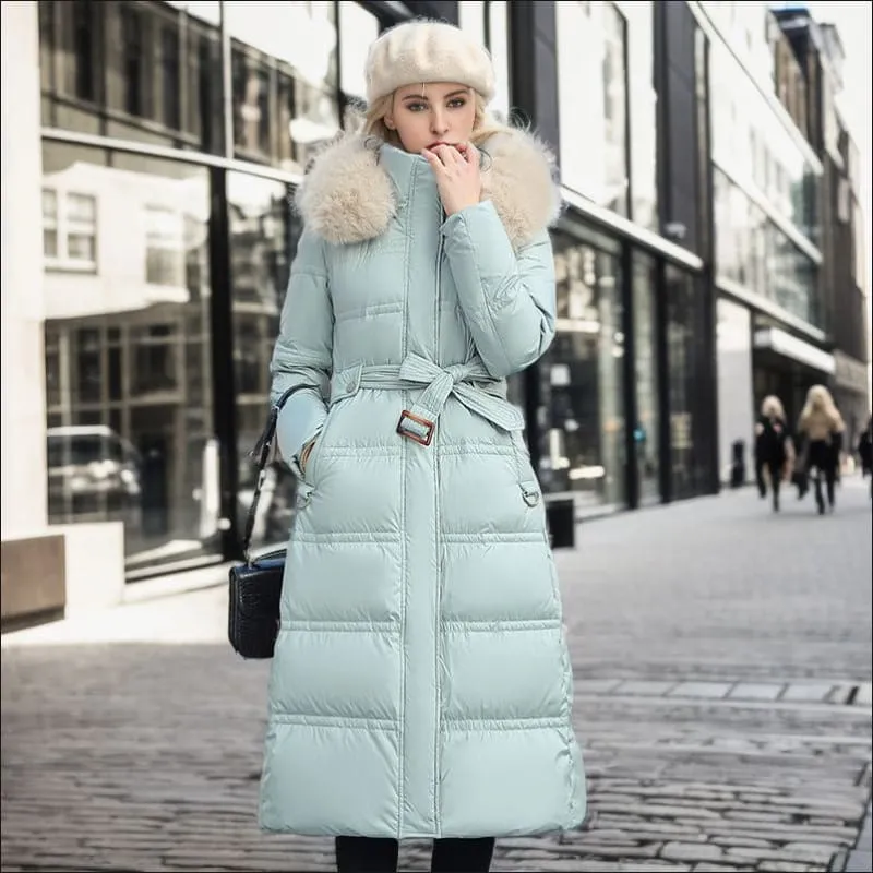 Stylish Ladies Long Padded Coat for Cozy Winter Fashion