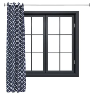 Sunnydaze Designer Eyelet Outdoor Curtain Panels - 52" x 108"