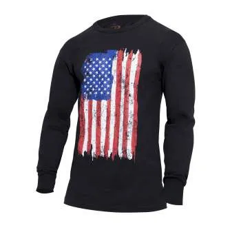 US Flag Long Sleeve T-Shirt