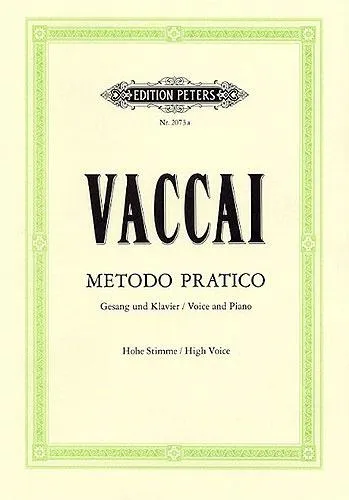 Vaccai: Practical Method for High Voice