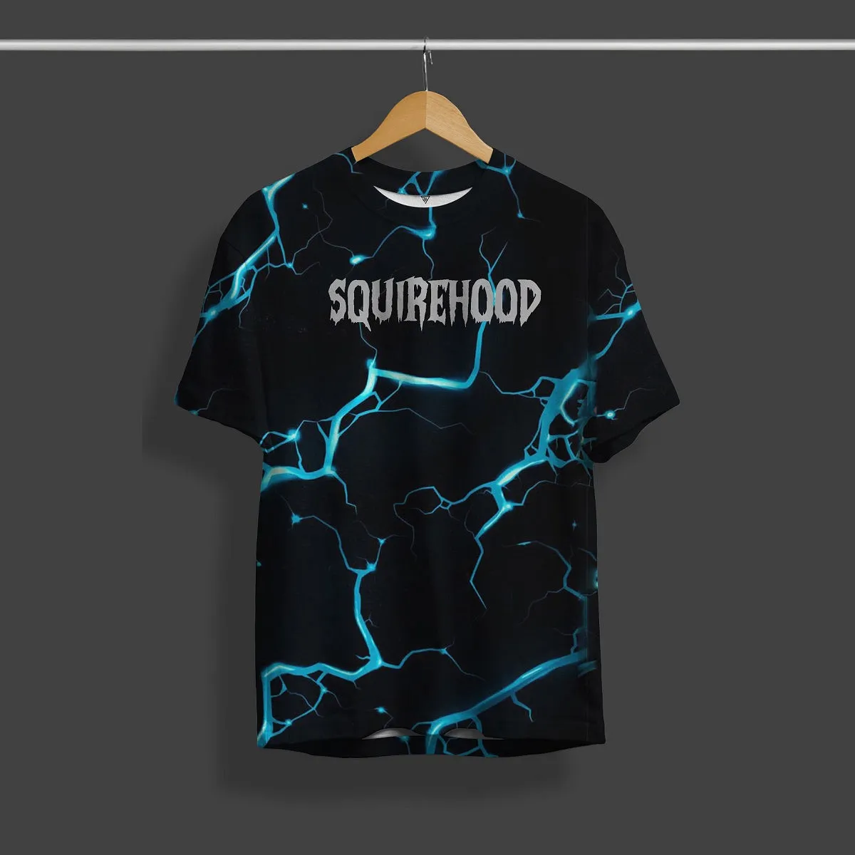 Vintage Lightning Men's Printed T-Shirt