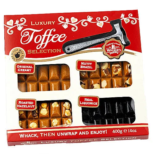 Walkers Luxury Hammer Toffee Slab - 400g