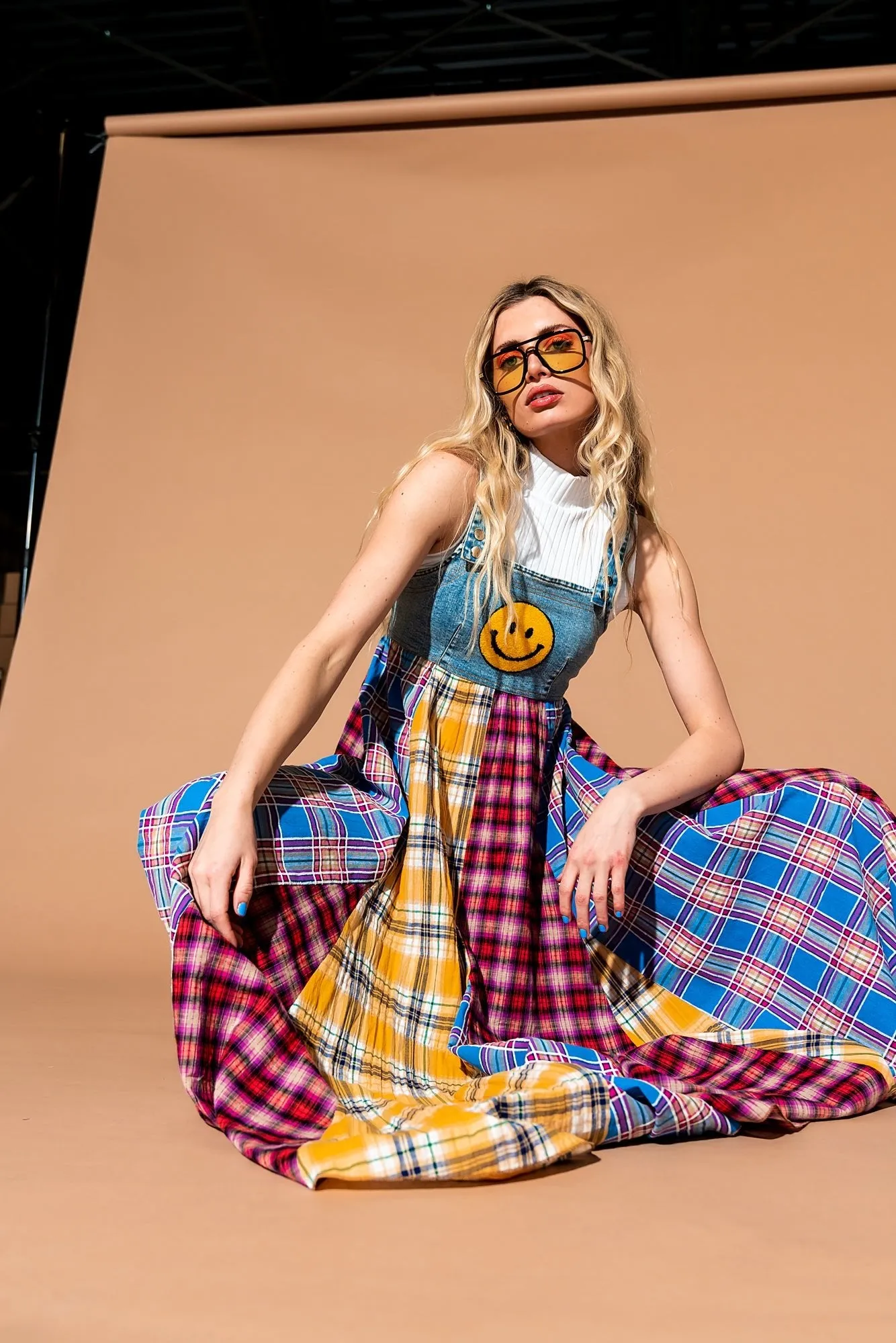 Walking On Sunshine Overall Dress