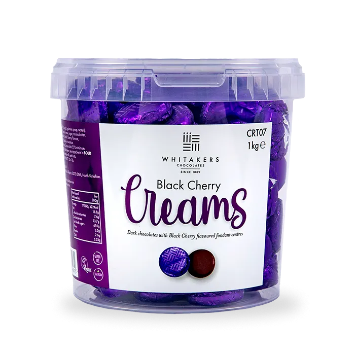 Whitakers Black Cherry Creams - 1kg
