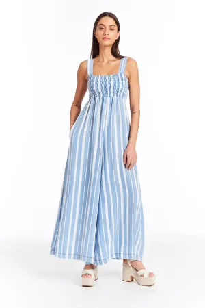 Wide Leg Ruched Jumpsuit