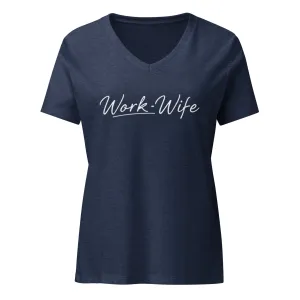 Work Wife Women’s Relaxed V-neck T-shirt